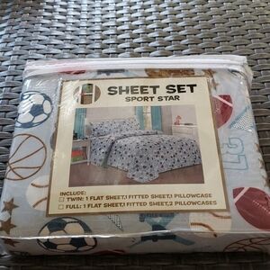 SPORT Star ⛹‍♂️twin sheet set